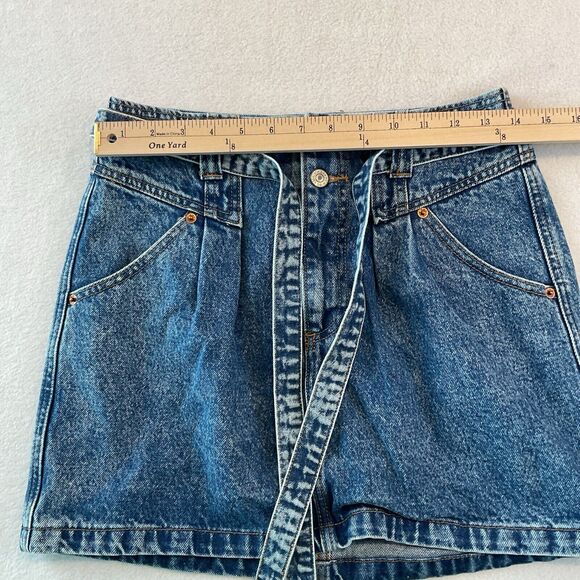 Abercrombie & Fitch Denim mini skirt 28/6 - Picture 9 of 10